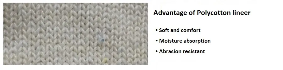 Polycotton Liner Details