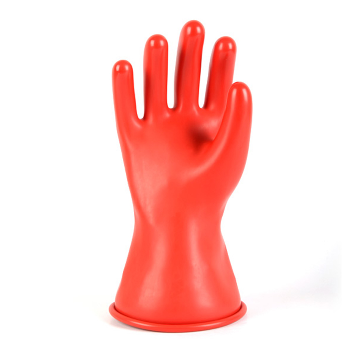 Power Industry 500V Latex Anti Electricity Low Voltage Electrical Gloves