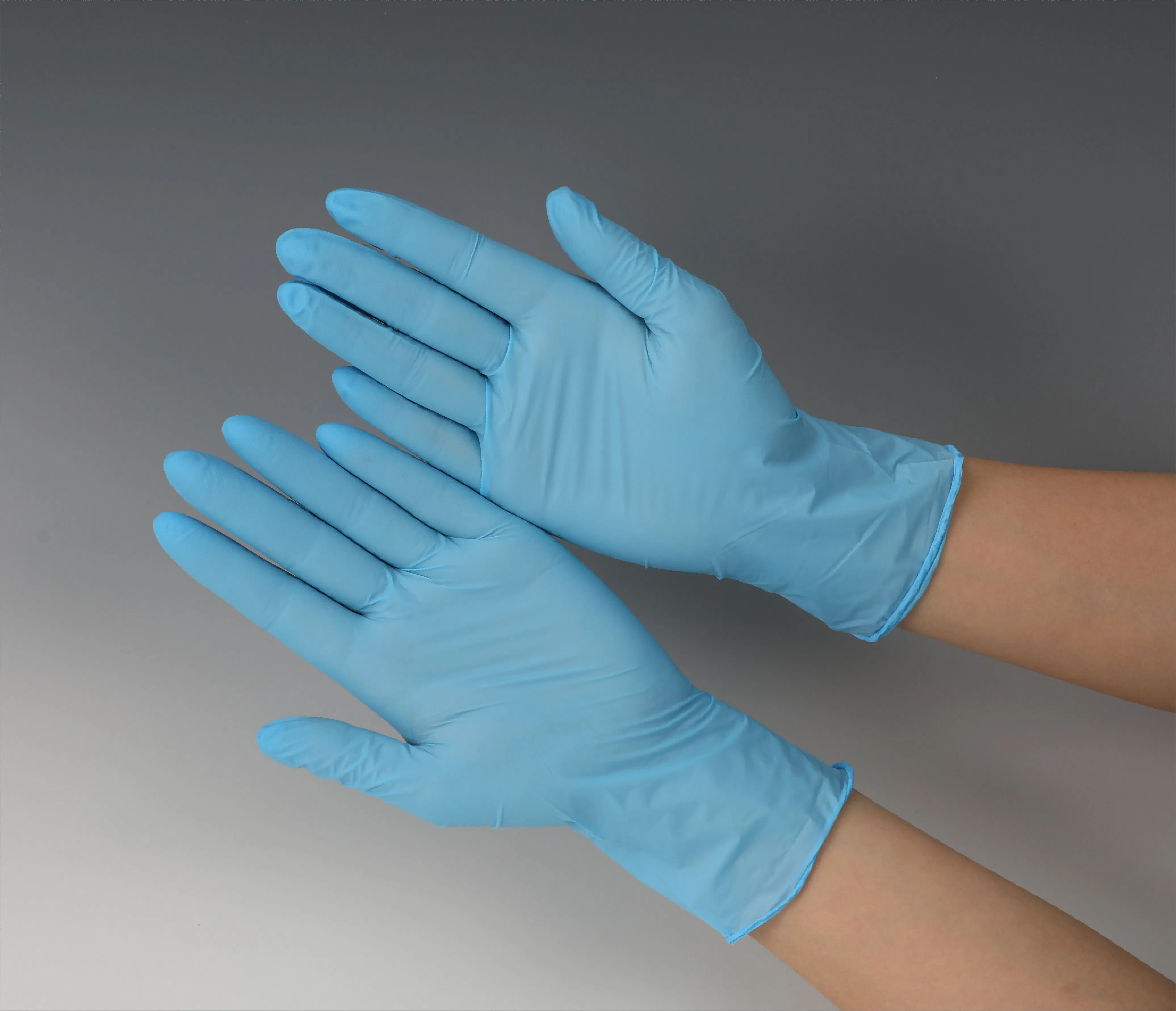 Disposable Nitrile Gloves for Food Processing Powder Free Nitrile Gloves