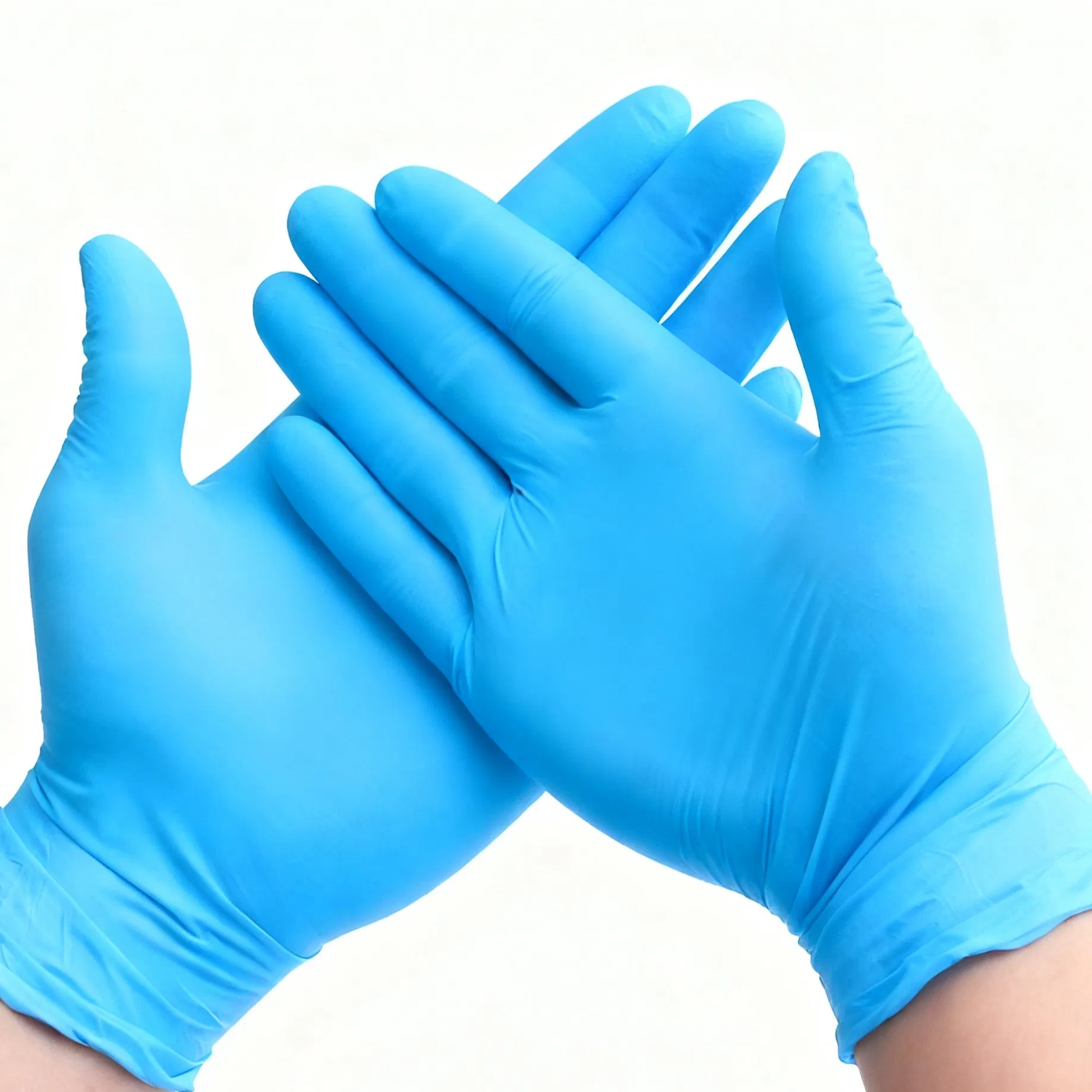 Disposable Durable Latex Nitrile Gloves Powdered Smooth Laboratory Use High Elasticity