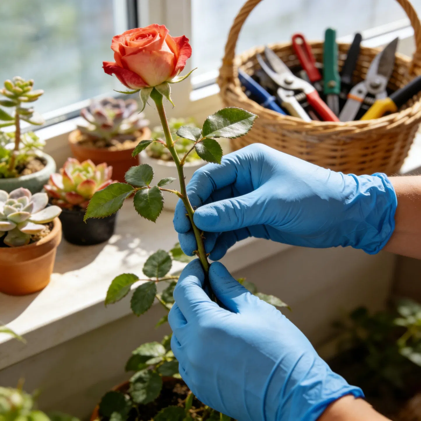 Disposable Nitrile Gloves, Ambidextrous, High Elasticity for Cleaning &amp; Home Care