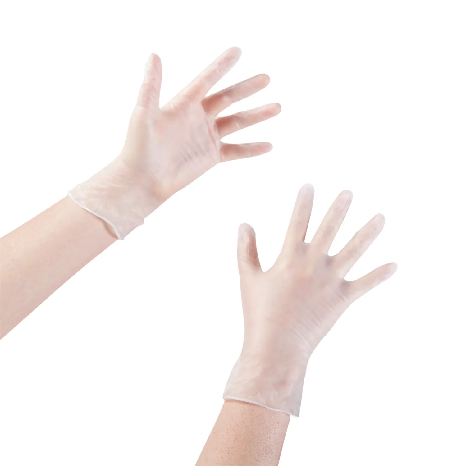 Latex-Free Disposable Clear Medical Exam Vinyl Gloves Powder Free