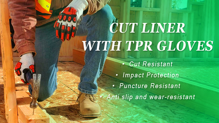 Biodegradable Safety Work Home Garden Eco Friendly Hppe Protective Gloves