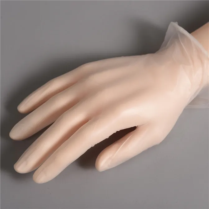Disposable Vinyl PVC Gloves Display