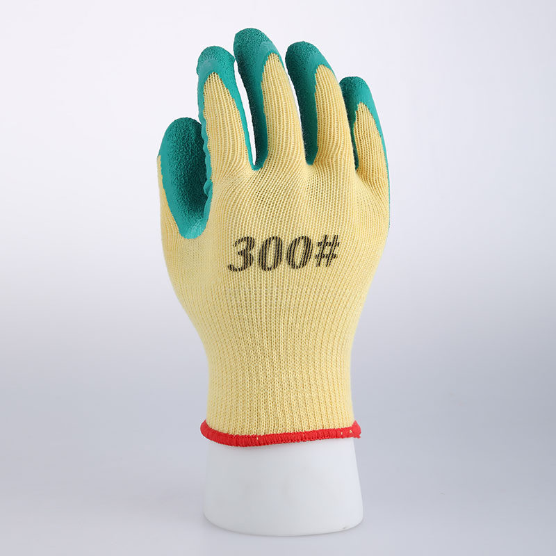 Exquisite Workmanship Crinkle Latex Coated Safety Labor Work Gloves with CE Certificate