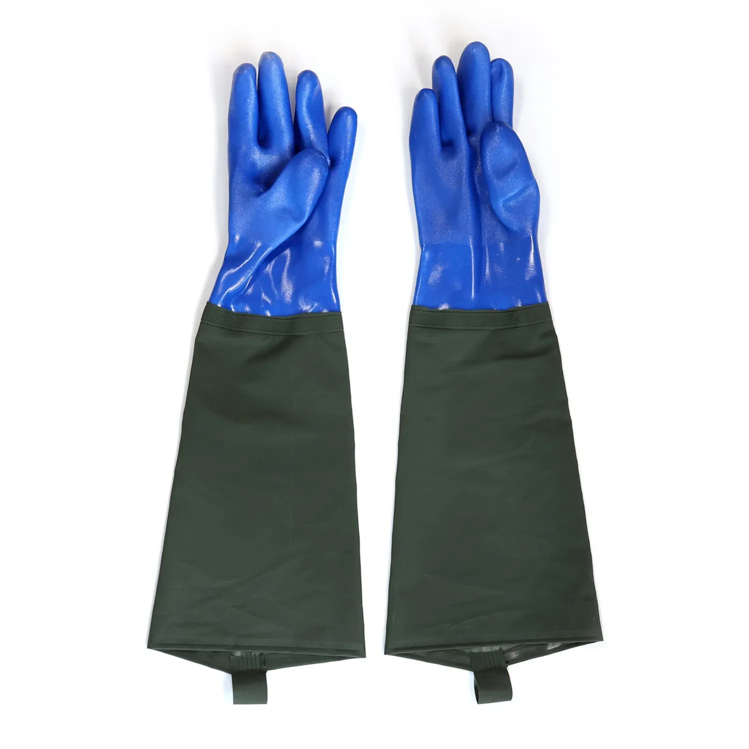 Long Cuff Extended Coverage PVC Industrial Safety Work Protective Glove