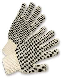 PVC DOT Grip Gloves Textured Palm for Enhanced Grip Lightweight and Durable