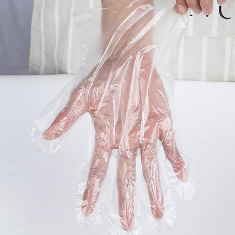 Disposable Multi-Purpose PE Clear Gloves for Food Handling Kitchen Gloves