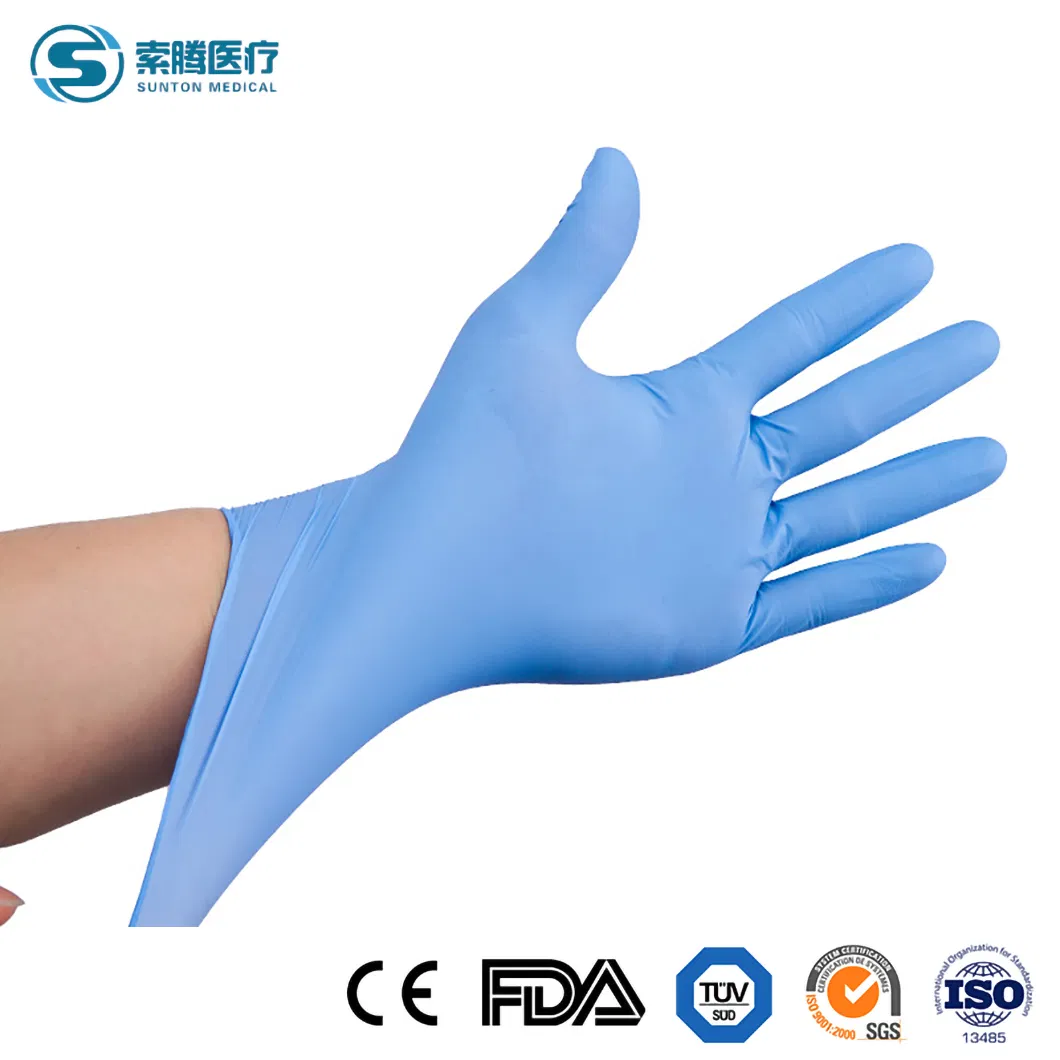 SUNTON 9Inch(≥23Cm) Length Sterile Surgical Gloves Disposable Comfit Surgical Gloves China Good Air Tightness Latex Gloves Supplier High-Quality Latex Gloves