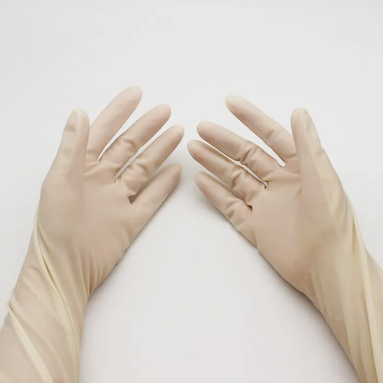 Disposable Latex Gynaecological Glove with Powdered Medical Grade