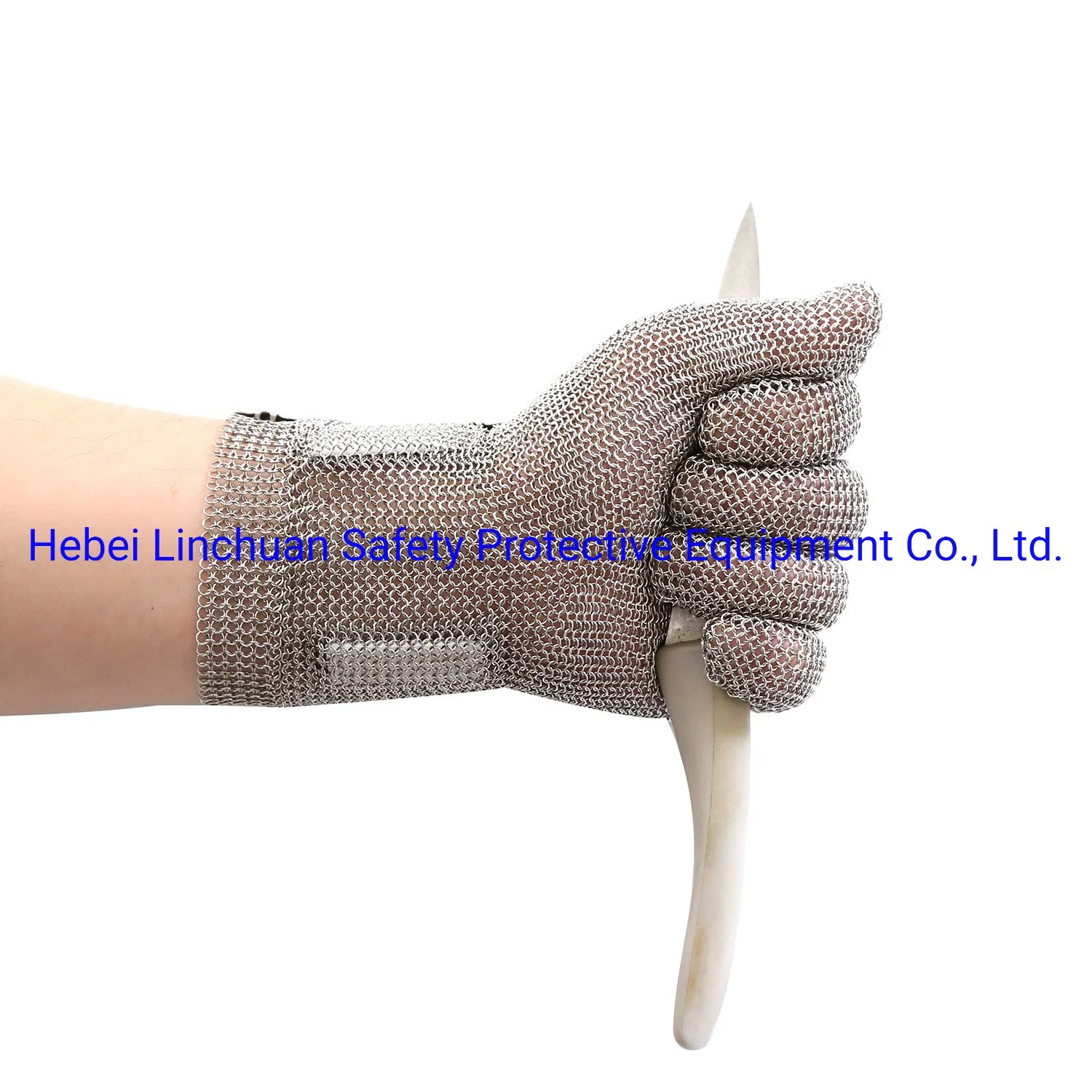 100% Steel Chainmail Glove with Long Cuff 8cm 10cm 20cm/Butcher Meat Processing Glove/ Safety Protective Glove/Steel Chain Mail Glove/Steel Mesh Safety Glove