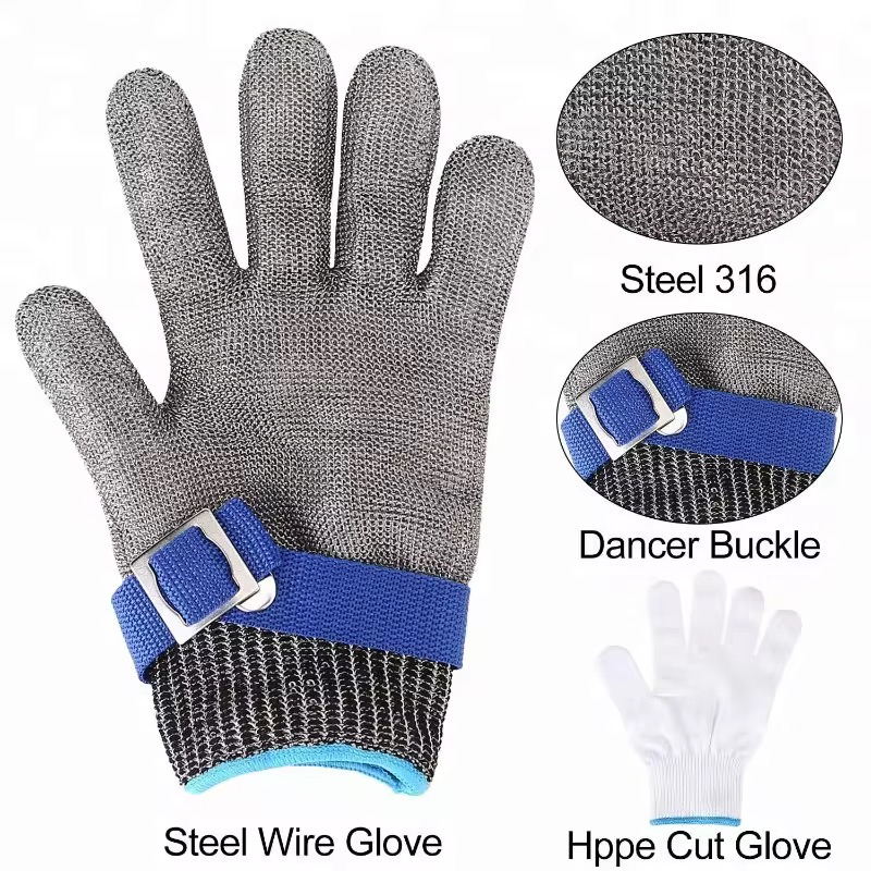 Stainless Steel Wire Gloves for Food Handling