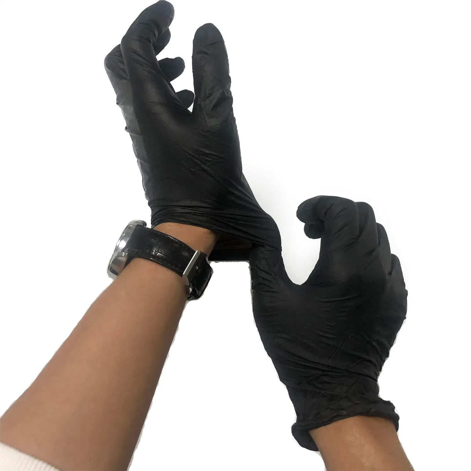 Wholesale Hygiene Lab Rubber Black Tattoo-Glove Kitchen Cleaning Cutting Tattoo Use-Gloves