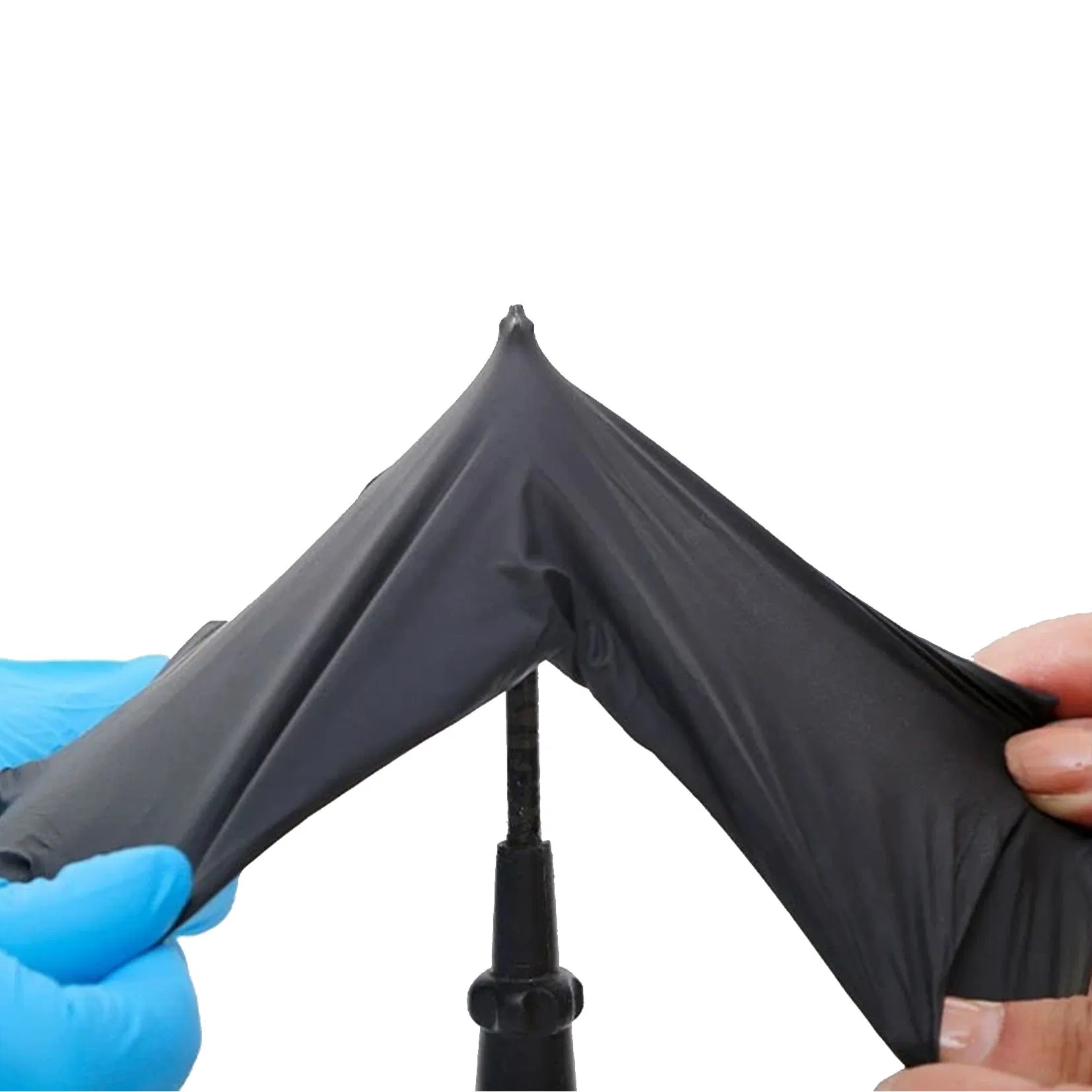 Wholesale Heavy Duty Powder Free Black Disposable Nitrile Gloves Bulk