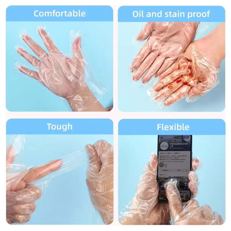 PE Gloves Handling