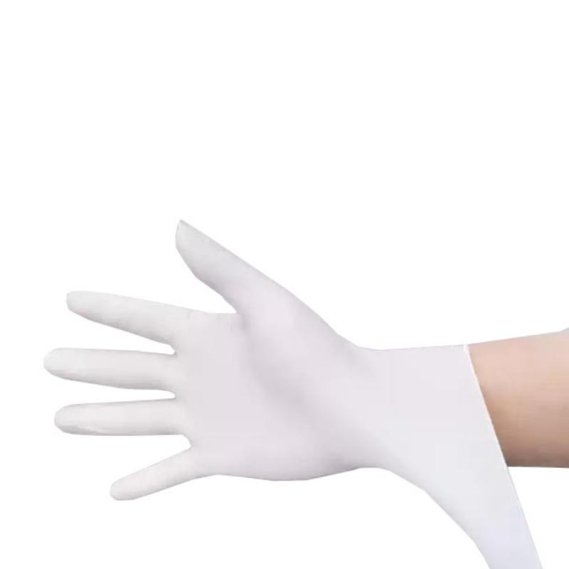 Eco - Friendly White Latex Gloves - Biodegradable Option for a Greener Choice