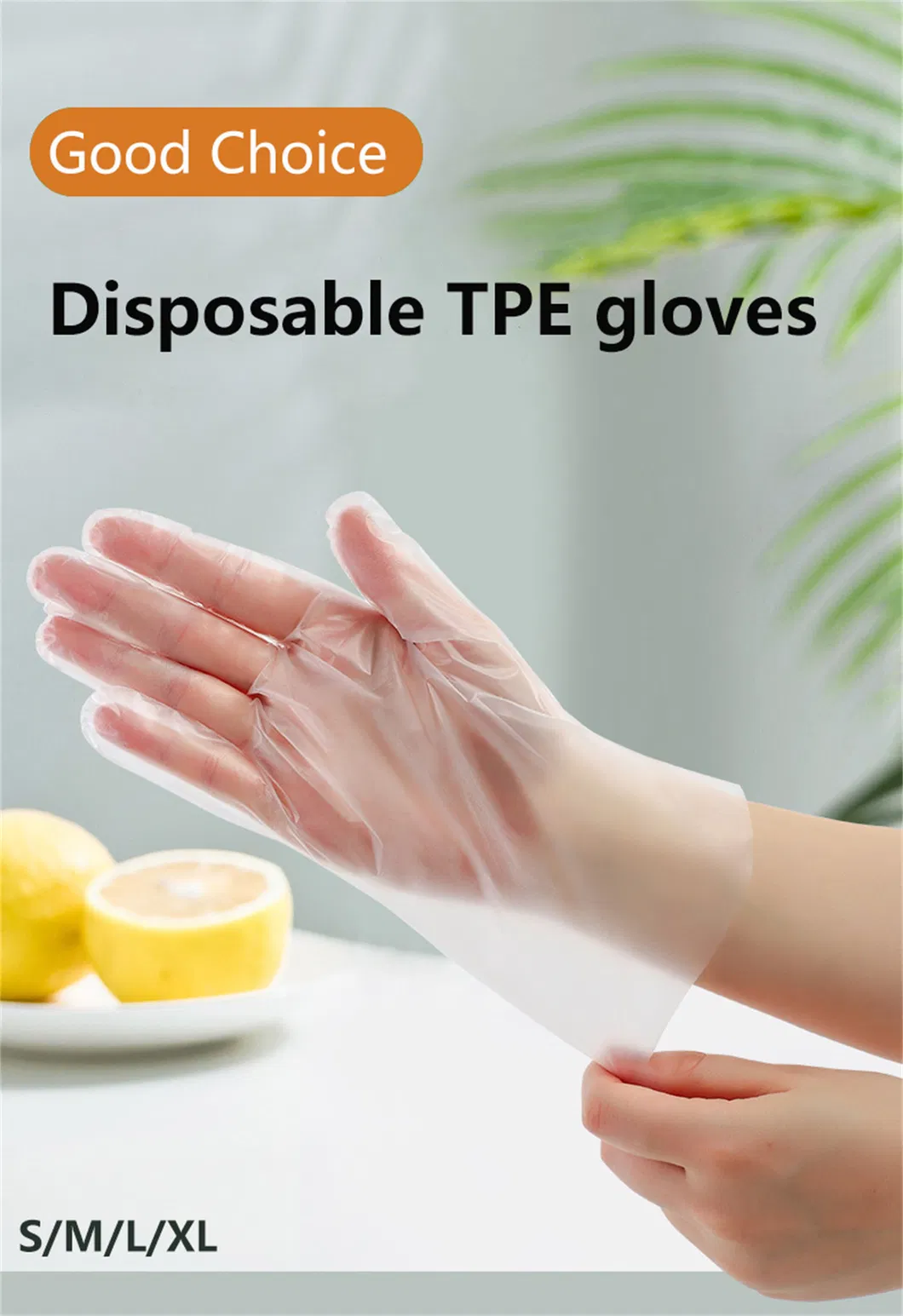Transparent Vinyl TPE Gloves