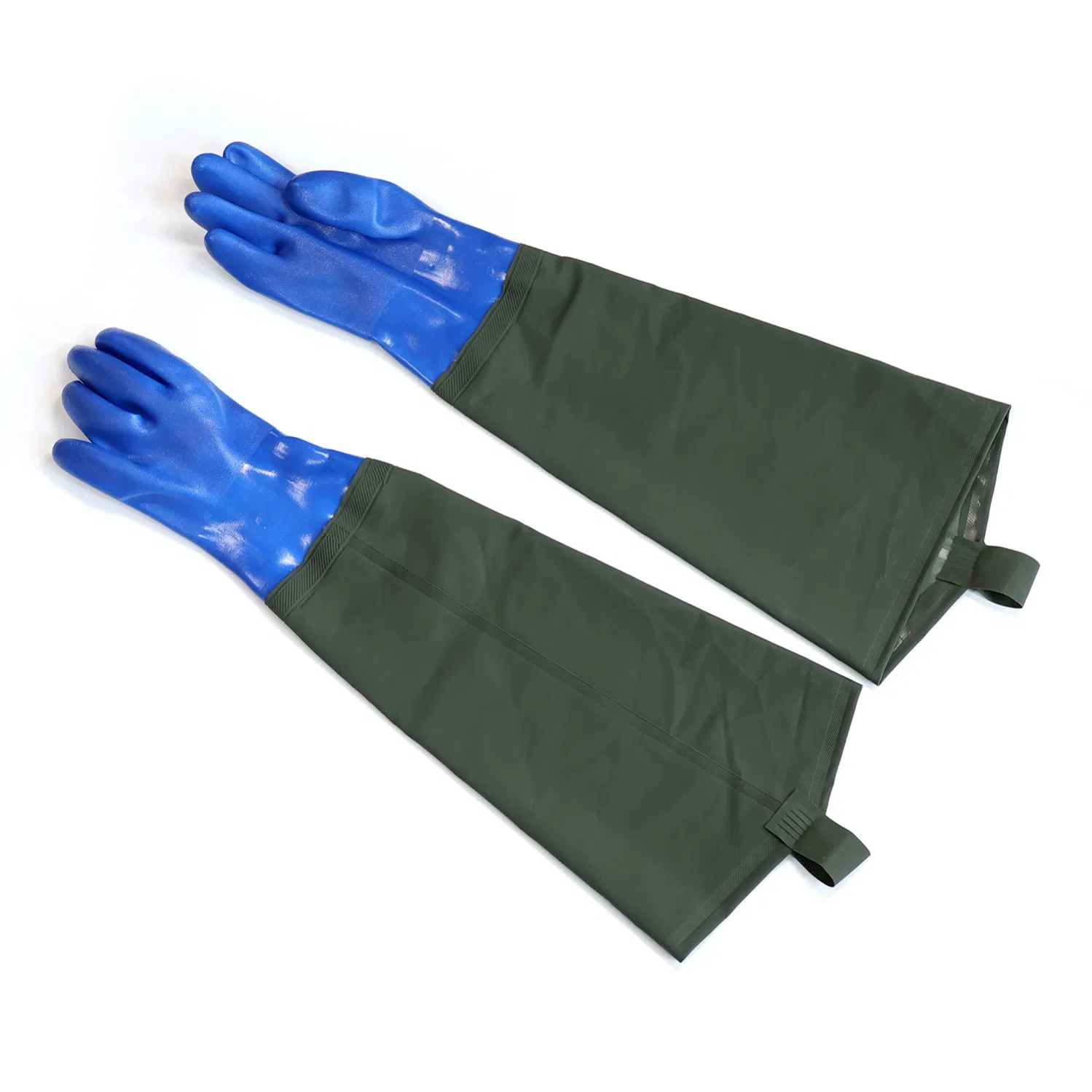Long Cuff Extended Coverage PVC Industrial Safety Work Protective Glove