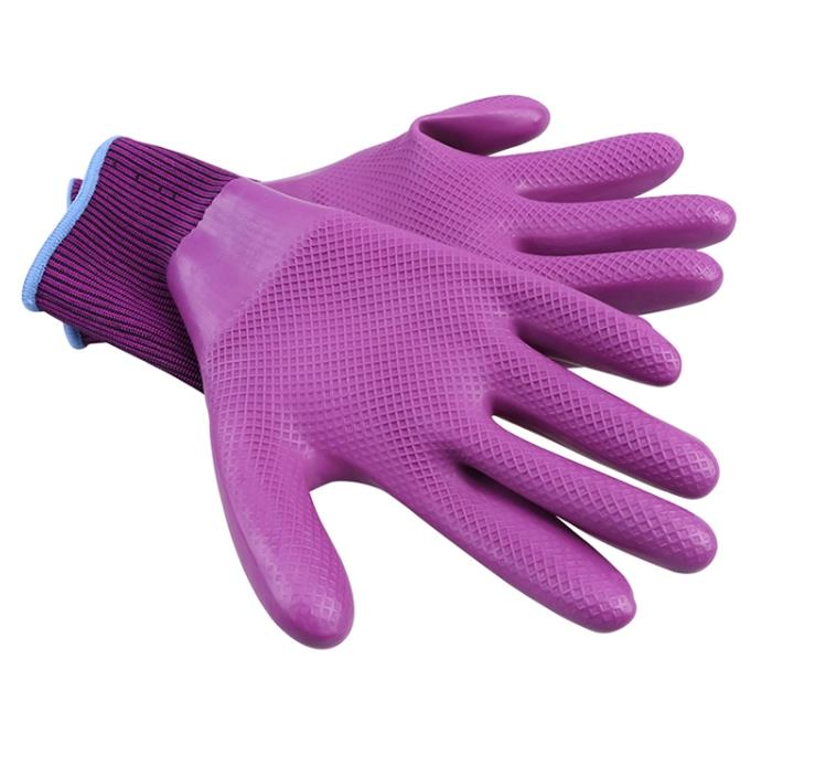 Industrial Safety Hand Protective Anti Slip Latex Coated Gloves