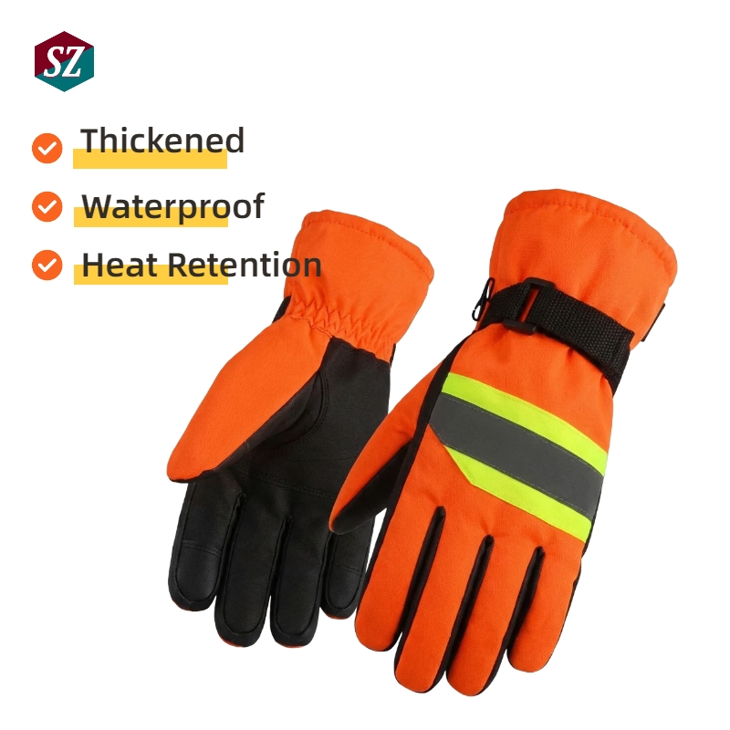 Industrial Grade Fire Safety Gloves Heat &amp; Cut Resistant Heavy-Duty Protective Gear