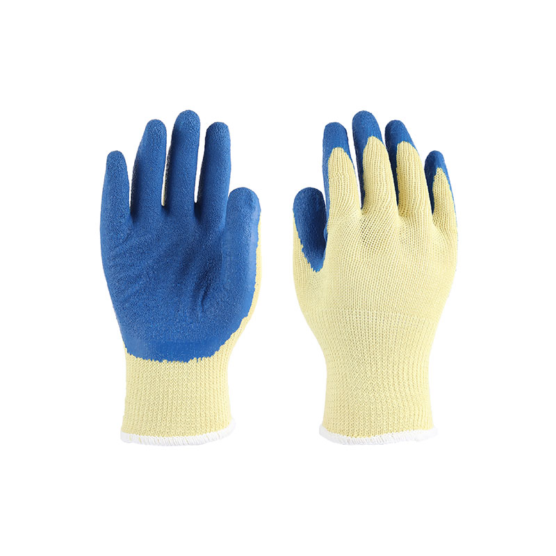 Exquisite Workmanship Crinkle Latex Coated Safety Labor Work Gloves with CE Certificate
