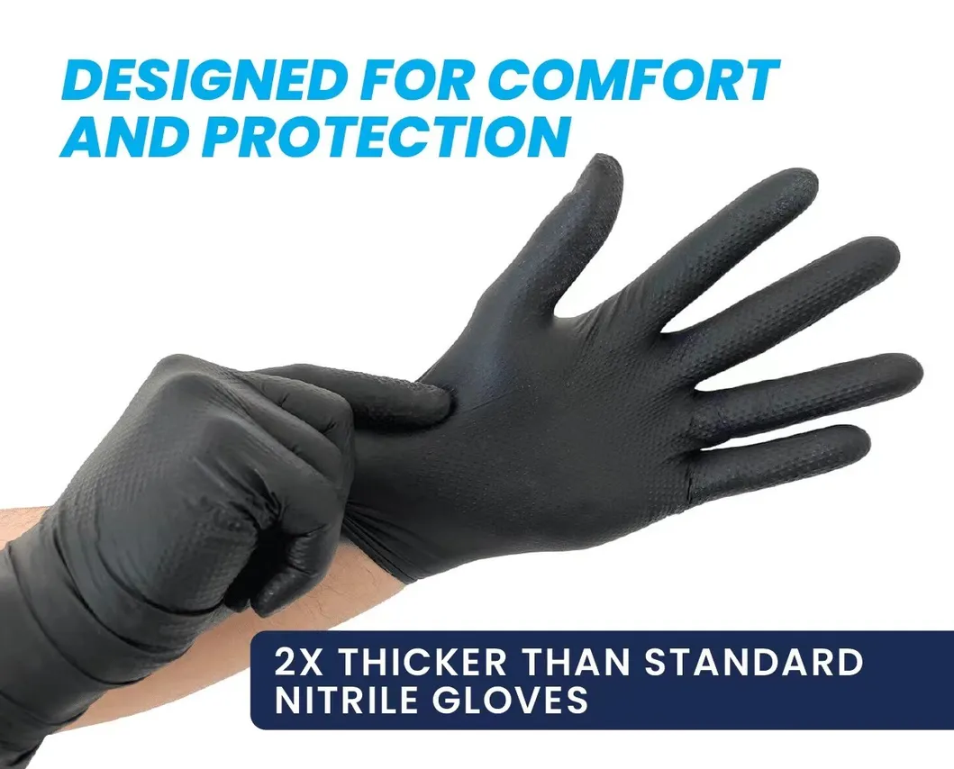 Diamond Nitrile Gloves