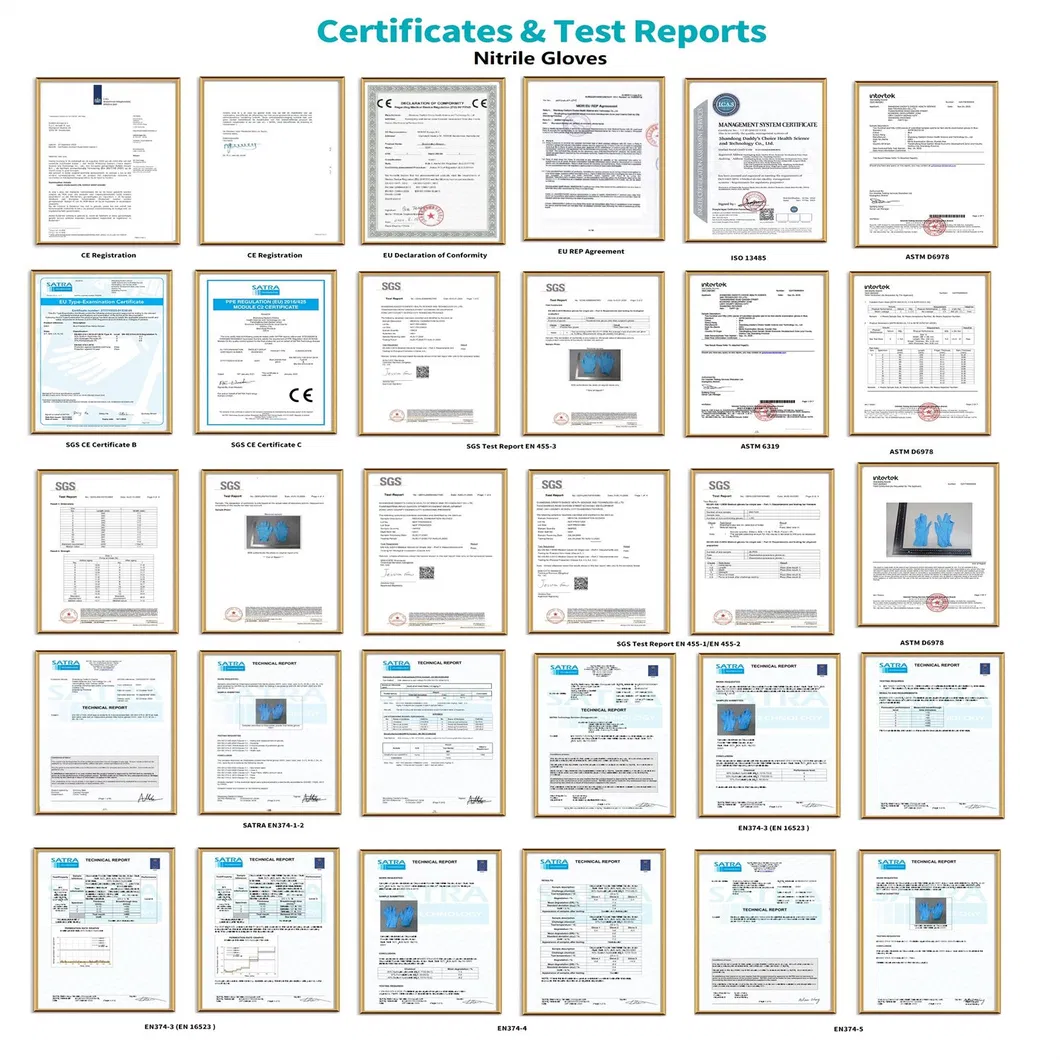 Nitrile Gloves Details