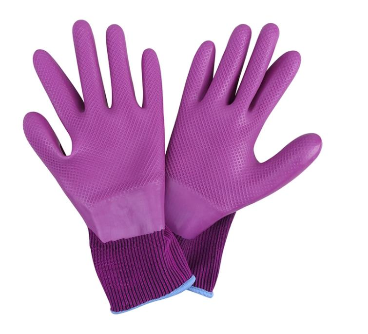 Industrial Safety Hand Protective Anti Slip Latex Coated Gloves