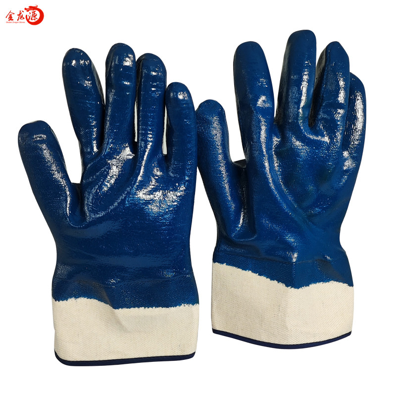 Better Grip Heavy Duty Safety Cuff Nitrile Full Coated Gloves