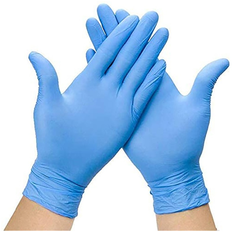 China S/M/L/XL, as Requested Powder Free Medical Latex Sterile Surgical Blue Nitrile Gloves Bme2000