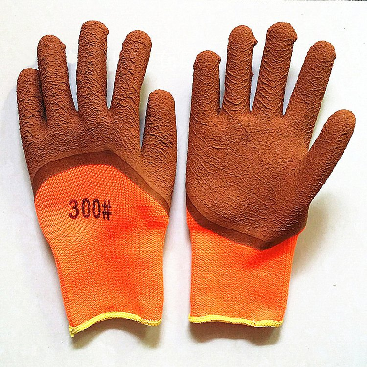 Textured Grip Keep Protected Your Hands Clean Orange Custom Mechanical Automotive Repairs Work Gloves Non-Disposable Gloves