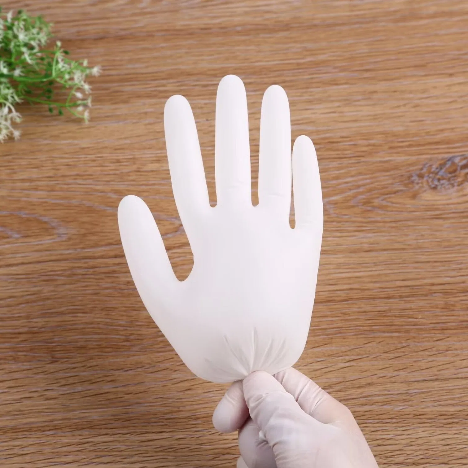 Latex Vinyl Safety Examination Disposable Protective Glove Powder Free or Powdered with USP Absorbable Corn Starch