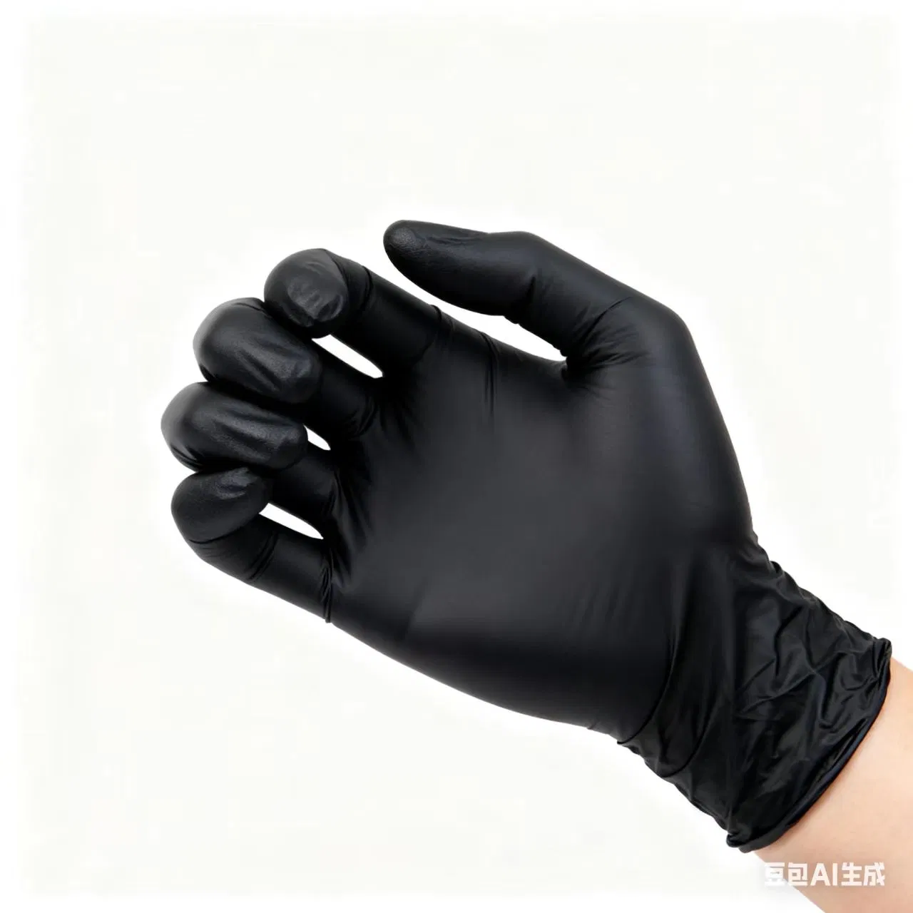 Tattoo Beauty Industrial Kitchen Lab Powder Free Black Nitrile Gloves
