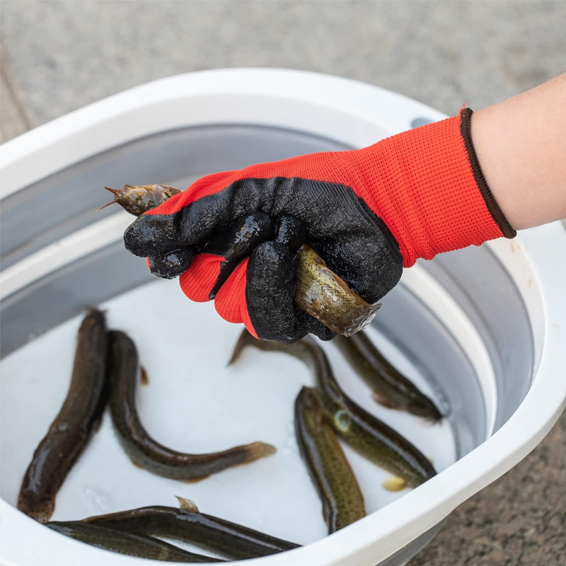 Factory Price Industrial Latex Coated Breathable Comfortable Hand Protective Garden Gloves