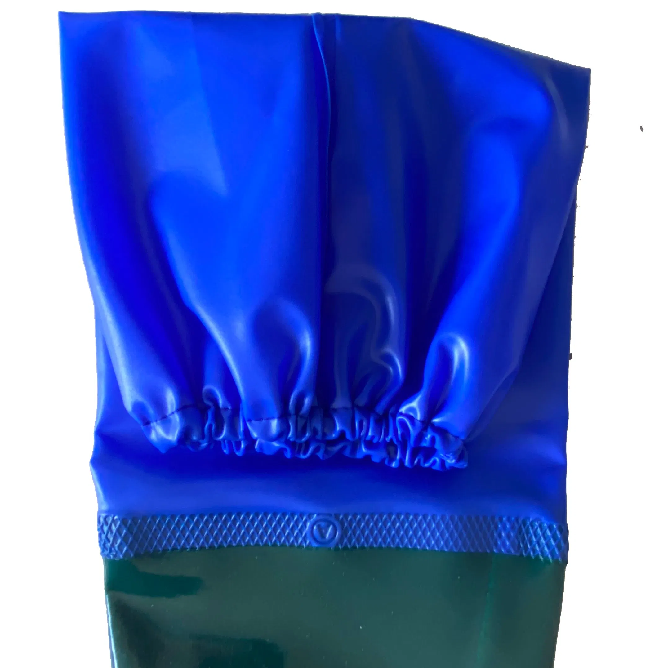 Long Sleeve Sandy PVC Glove Chemical Resistant Safety Work Glove