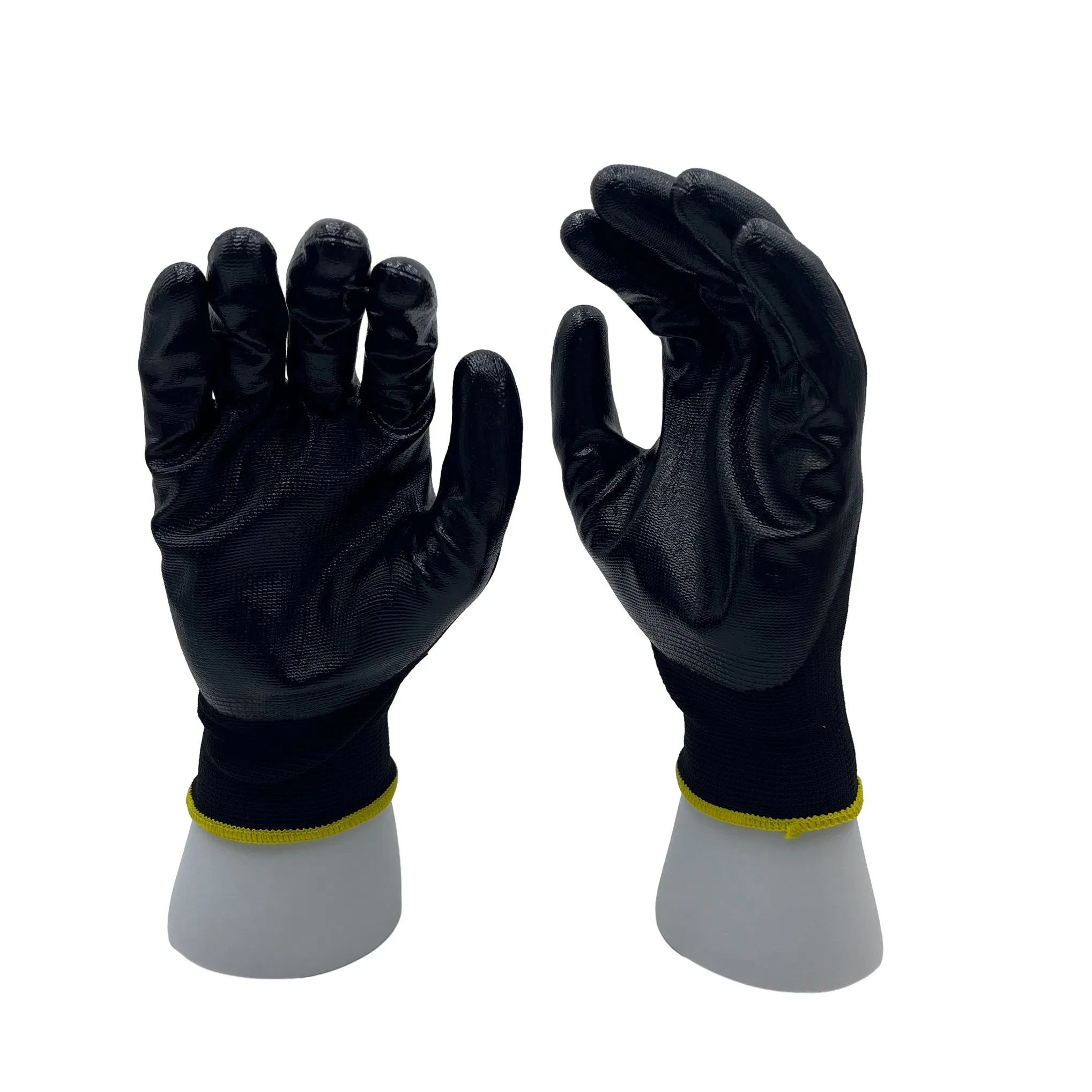 Chinese Supplier Mens Nitrile Insulated Work Latex Black Garden Working for Workers Gloves Safety Gloves for Work
