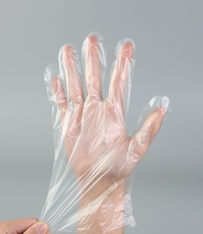 High Quality Eco-Friendly Disposable Lab Use Transparent PE Gloves