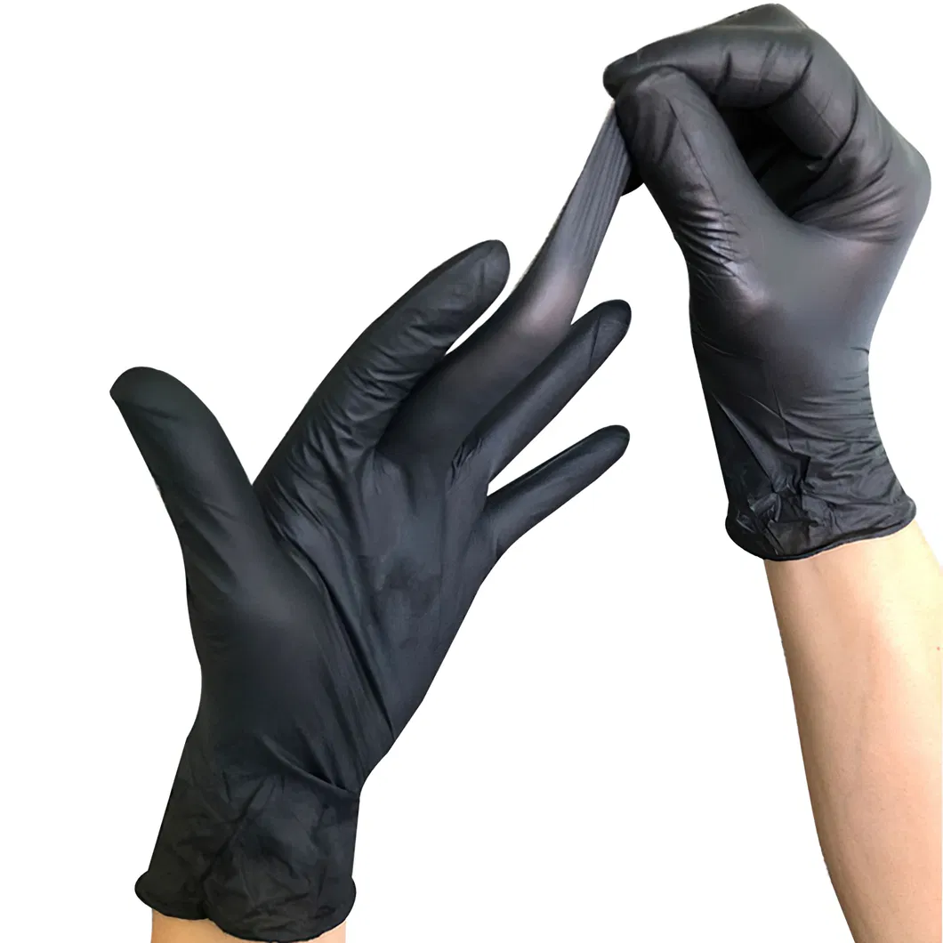 Black Nitrile Gloves