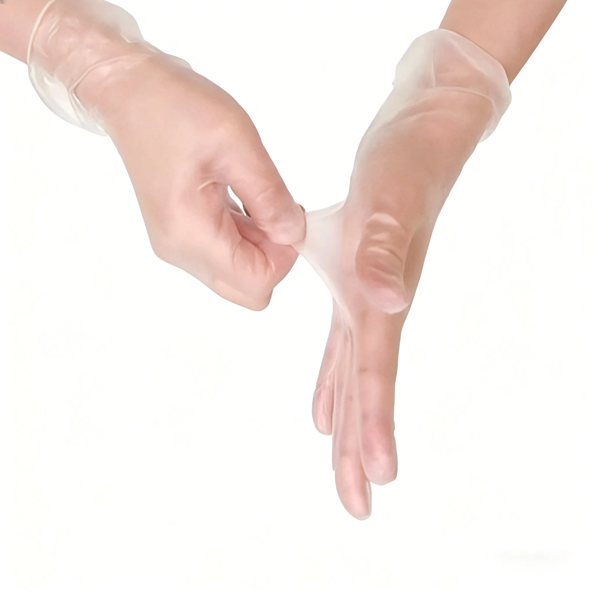 Lightweight and Durable Disposable PVC Gloves for Food Handling, Household, Beauty Salon, Hair Dye