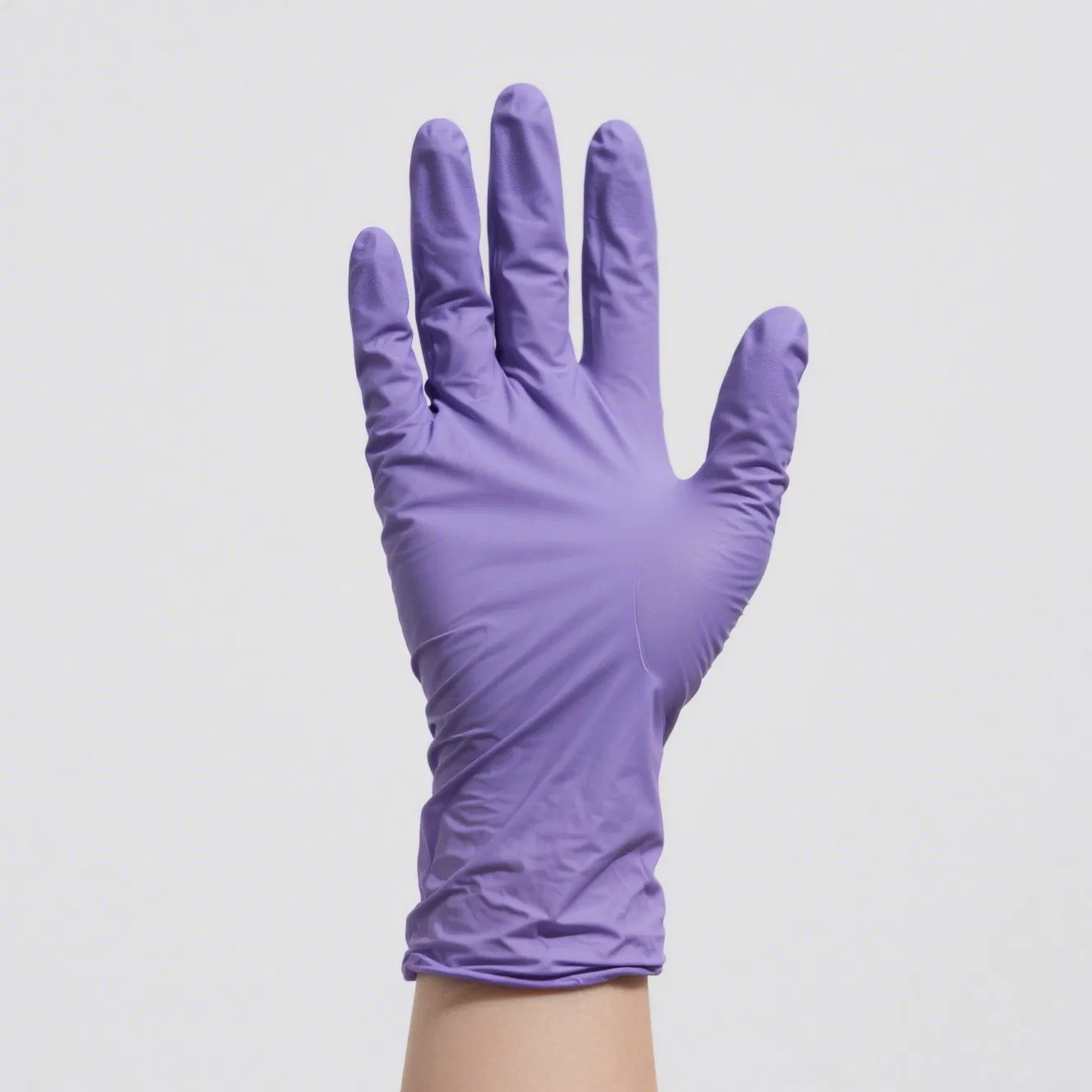 Examination Purple Nitrile Gloves Powdered and Powder Free Gloves