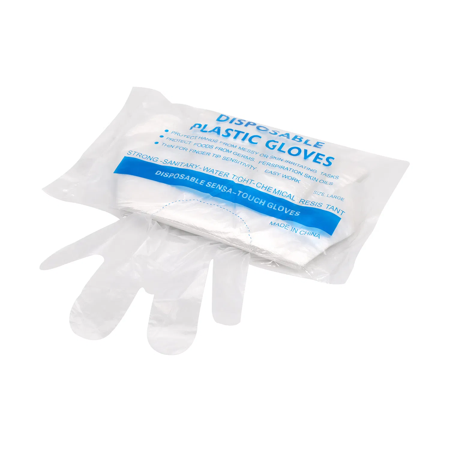 Eco Friendly Cleaning Food Grade Wholesale Disposable Biodegradable Plastic PE Gloves