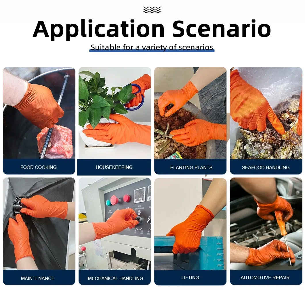 Nitrile Safety Gloves Detail 3