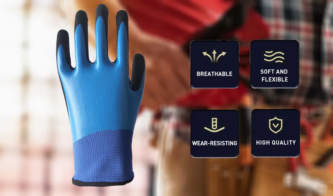 Double Latex Coated Safety Gloves