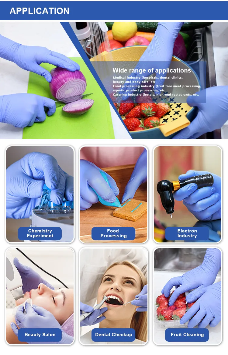 Disposable Nitrile Gloves Display 4