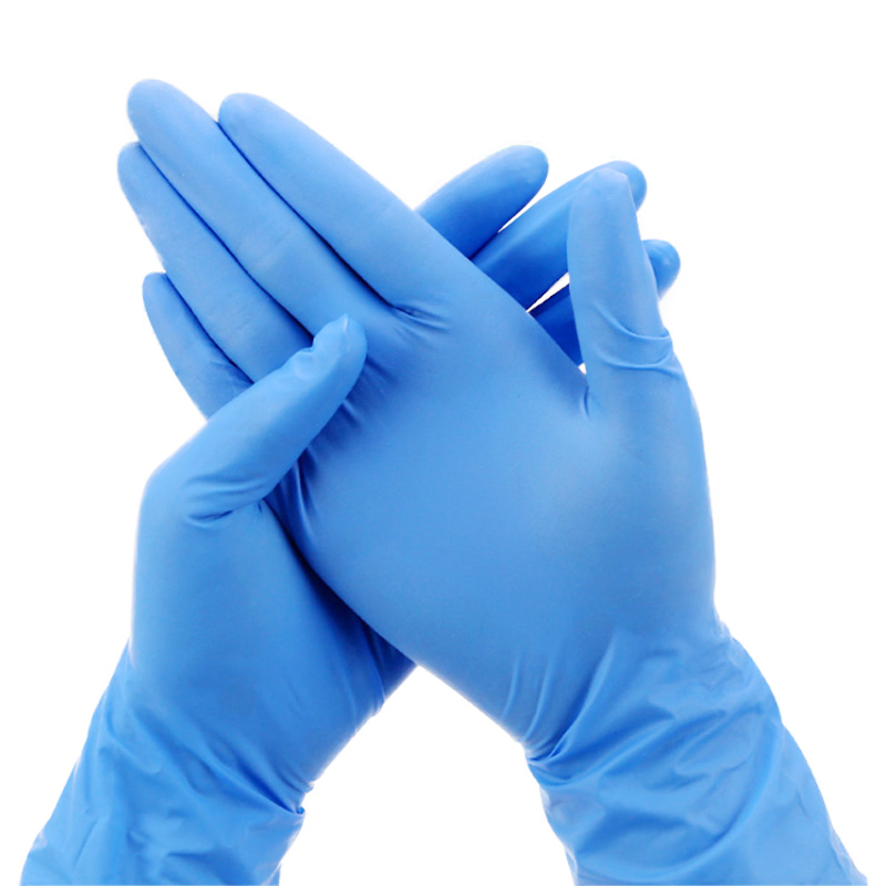 Blue Nitrile Gloves China Product Heavy Duty Exam Disposable