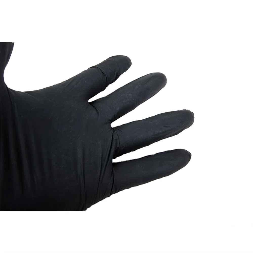 Nitrile Examination Gloves Medical Powder Free Blue White Purple Pink Black Gloves