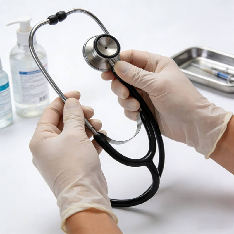 Factory Sale OEM Laboratory Use Non-Sterile Disposable Latex Gloves for Medical Examination