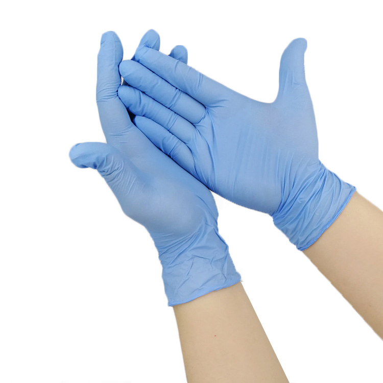 Powdered Semi Powdered Powdered Free Nitrile Examination Gloves