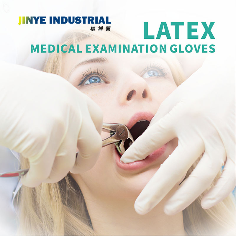 Medical-Latex Gloves Powder Free Non Sterile Disposable Latex Examination-Gloves