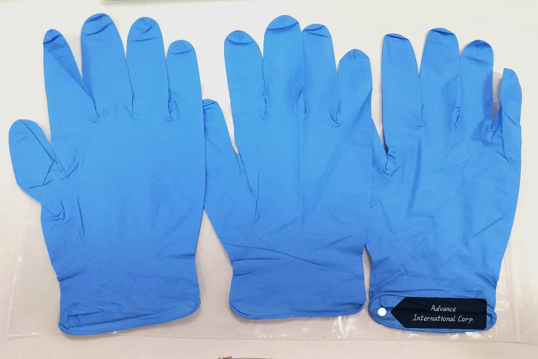 Disposable Nitrile Gloves Detail